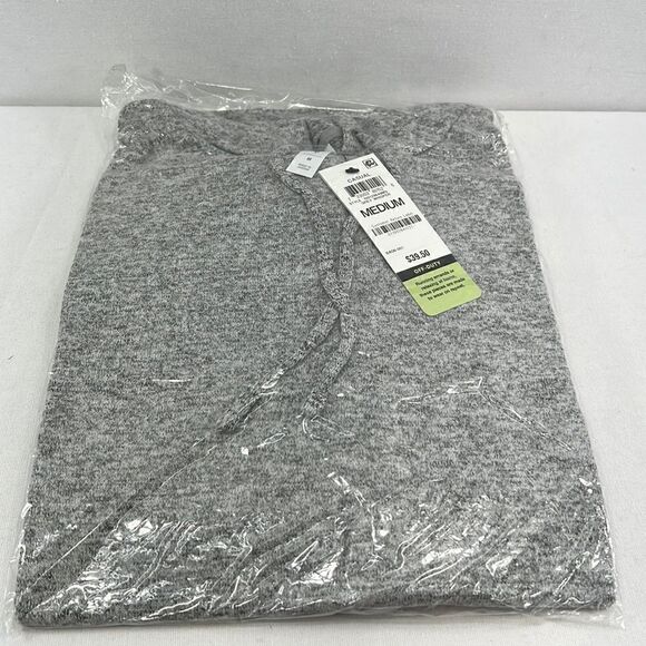 ID Ideology Knit Hoodie- Grey Whisper- Size Medium-NWT - Picture 2 of 3